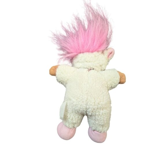 Vintage Russ Troll Kidz 8" Troll Doll Soft Bodied Easter Lamb Sheep Costume - Picture 3 of 5